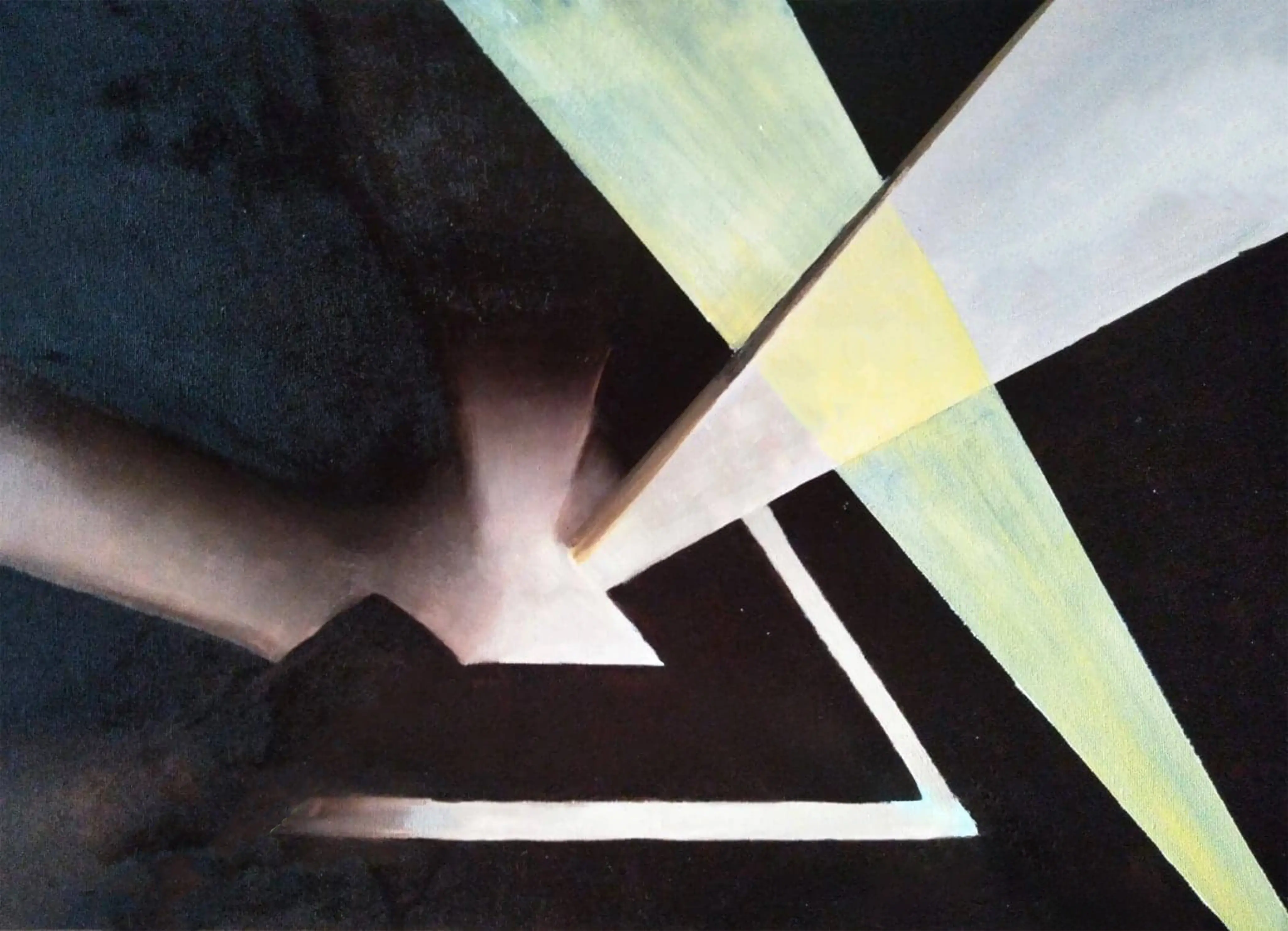 Maria Milici Astrale 50 x 70 Olio su tela