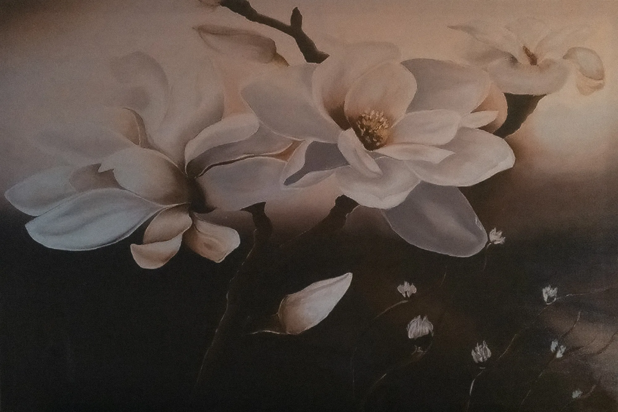 Maria Milici Impalpabile 150 x 70 Olio su tela